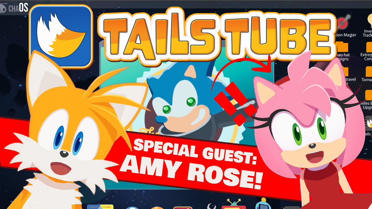 It was foreseen in the cards! Tails returns in a new TailsTube with special guest: Amy Rose!