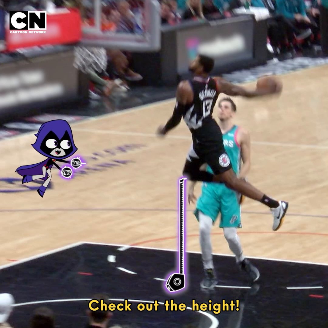 Dunks so awesome, they're ✨ magic✨ Which shot is your fav? #CartoonNetwork #TeenTitansGO! #NBA #Basketball #CNSlamDunk Anthony Edwards