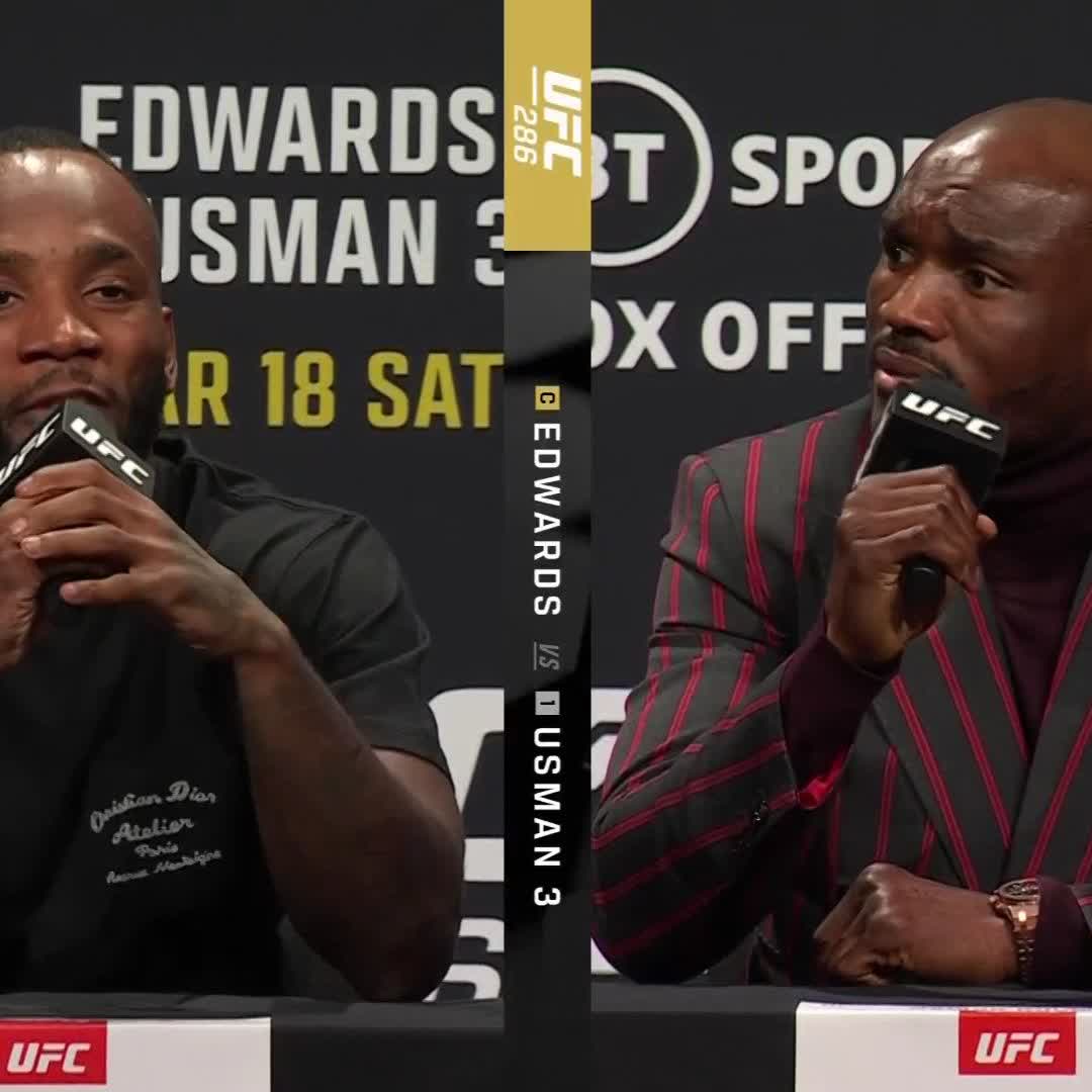 It's officially popping off between our main event! 👀 #UFC286