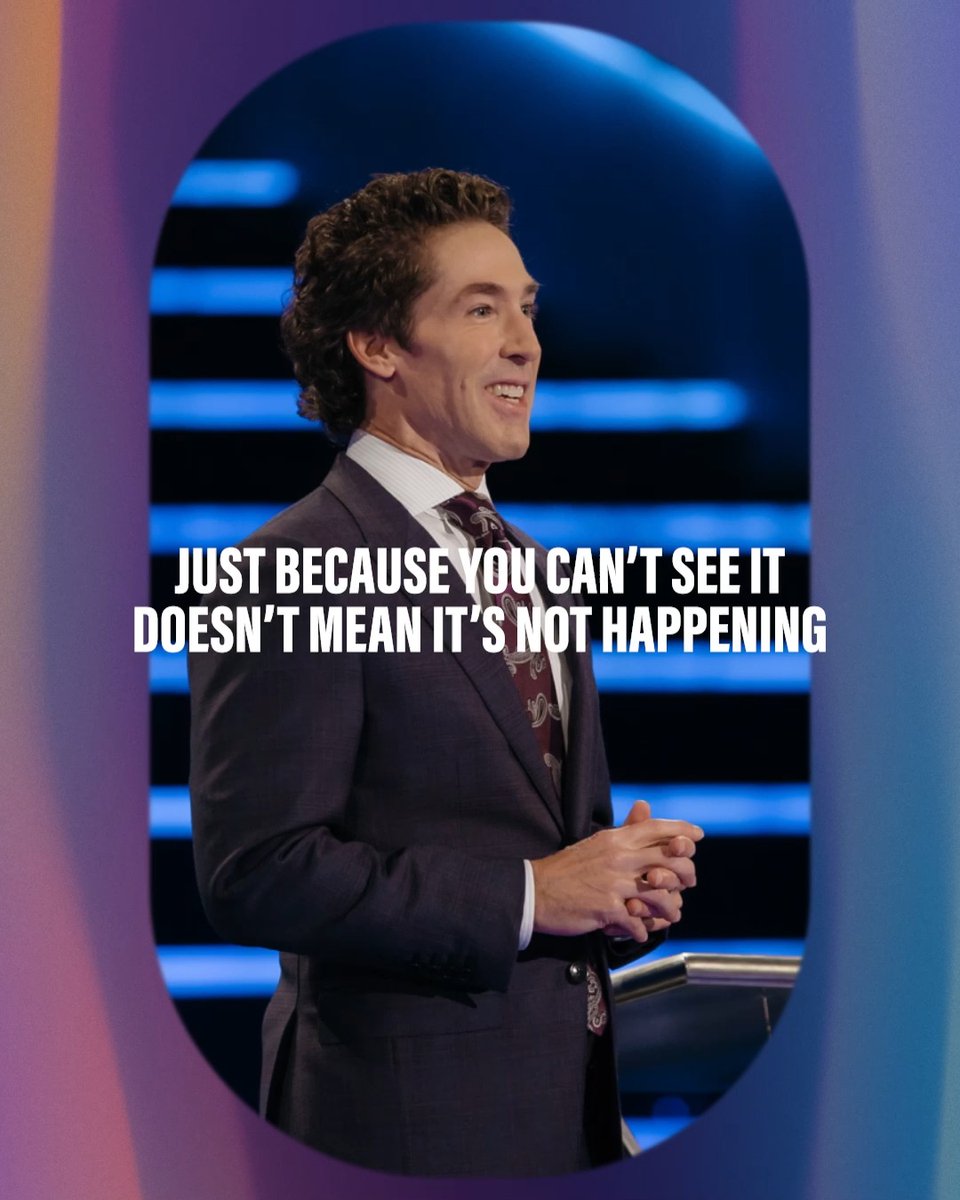 Where you are is not your destiny. You haven’t reached your limits. You haven’t seen your best days. This new thing is going to be something you’ve never seen. Tune into Joel’s message today "Something New is Coming"!
