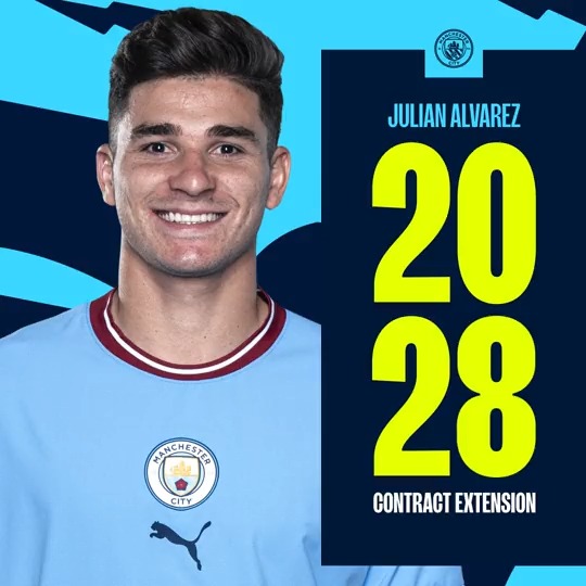 Julian Alvarez: 2028! ✍️🇦🇷