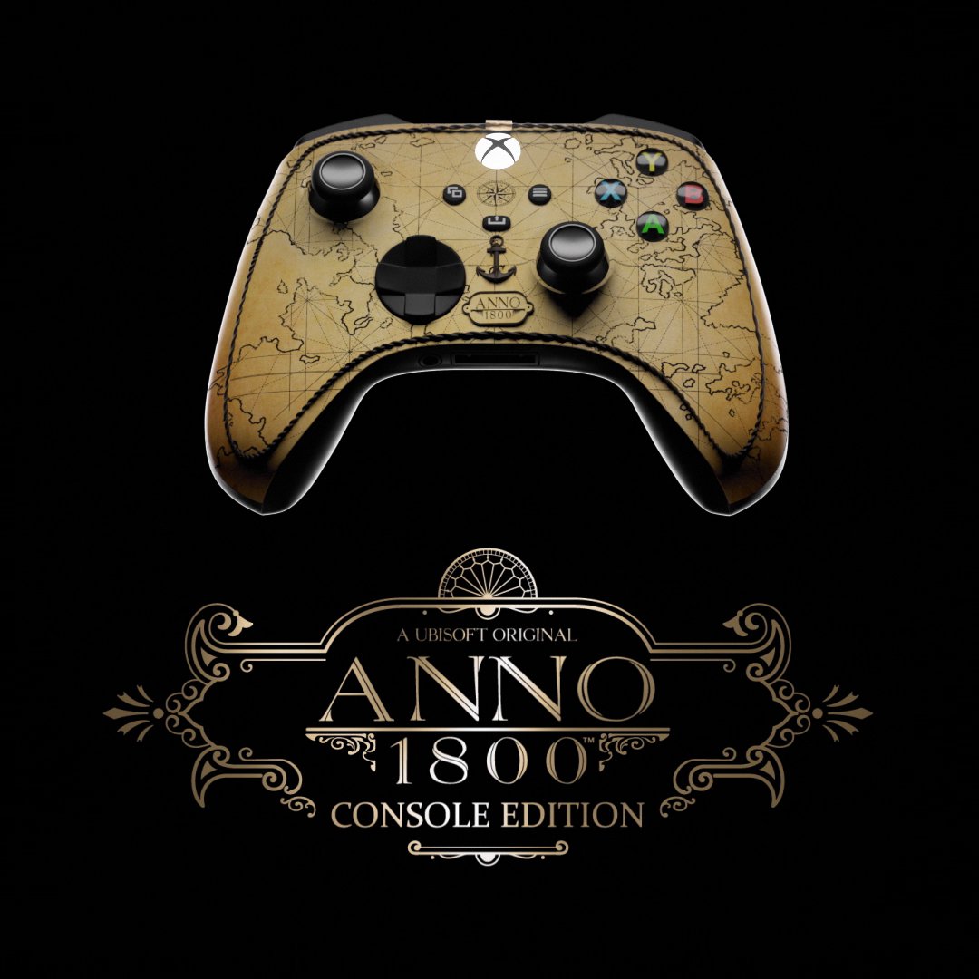 This could be your lucky week! 🎁🍀 RT this post, tag a friend and give a reason why they should try the game this week for free with #Anno1800FreeWeekGiveaway. Yes, it's that simple! Try to both win an Xbox Series custom controller!