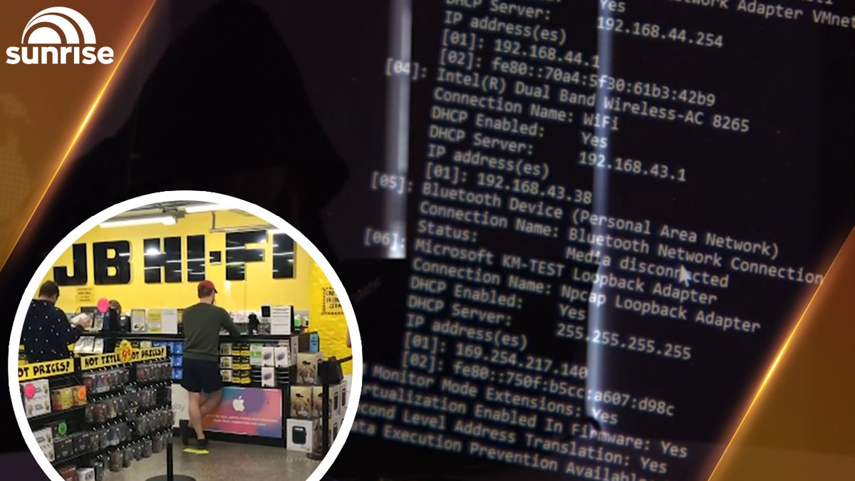 🚨 BREAKING NEWS 🚨 Hundreds of thousands of Australian shoppers have had their data stolen following a cyber attack affecting customers of retailers including Harvey Norman, David Jones, and Apple. #sunriseon7