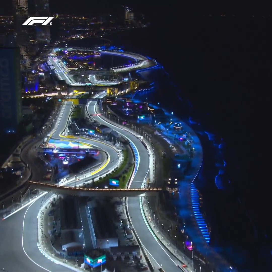 This track though 😍 #SaudiArabianGP #F1
