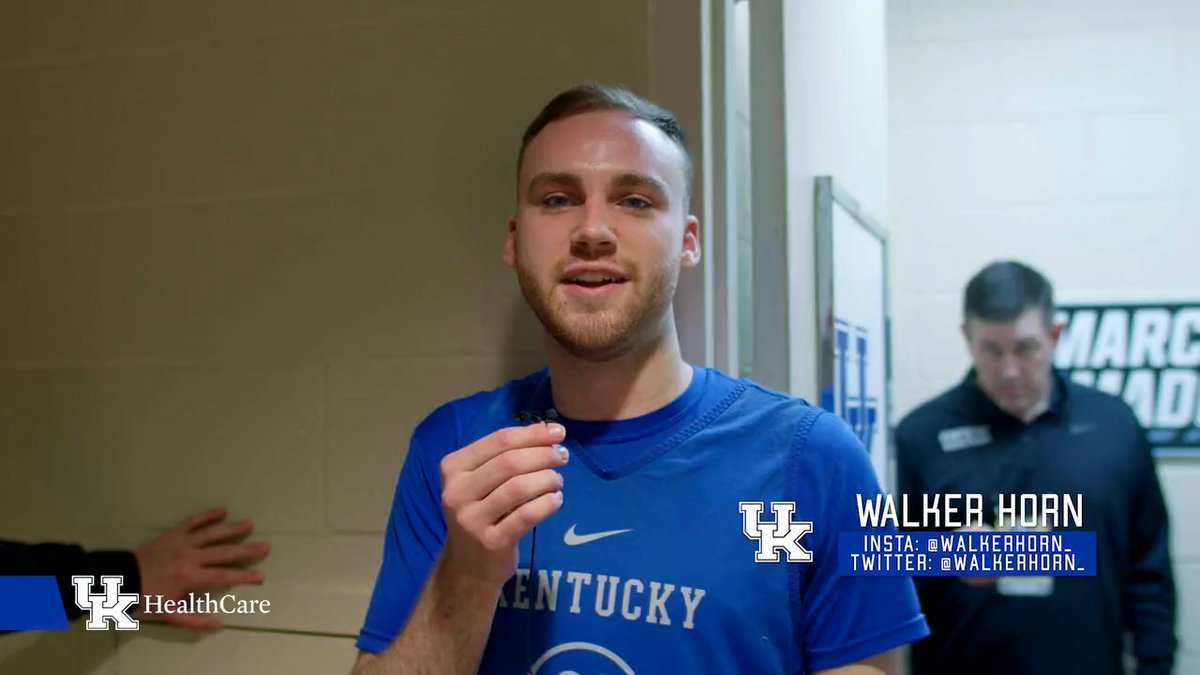 Ace reporter Walker Horn on the scene with the hard hitting questions 😂