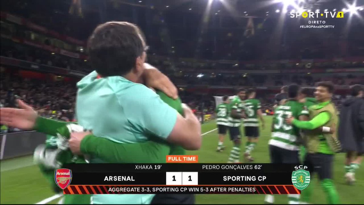 Pedro Gonçalves 🫶 #sporttvportugal #EUROPAnaSPORTTV #EuropaLeague #Arsenal #SportingCP