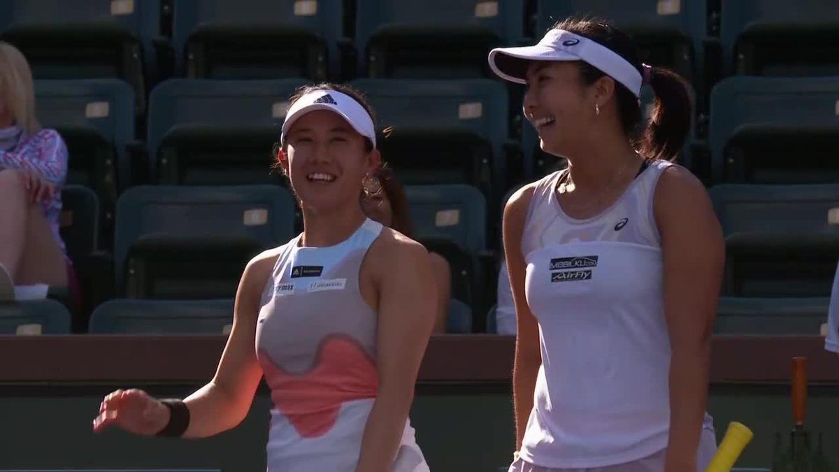 There's nothing like your first WTA 1000 semifinal 🙌 Miyu Kato / 加藤 未唯/aldila sutjiadi score a 6-2, 7-6(4) upset over Dabrowski/Stefani. #TennisParadise