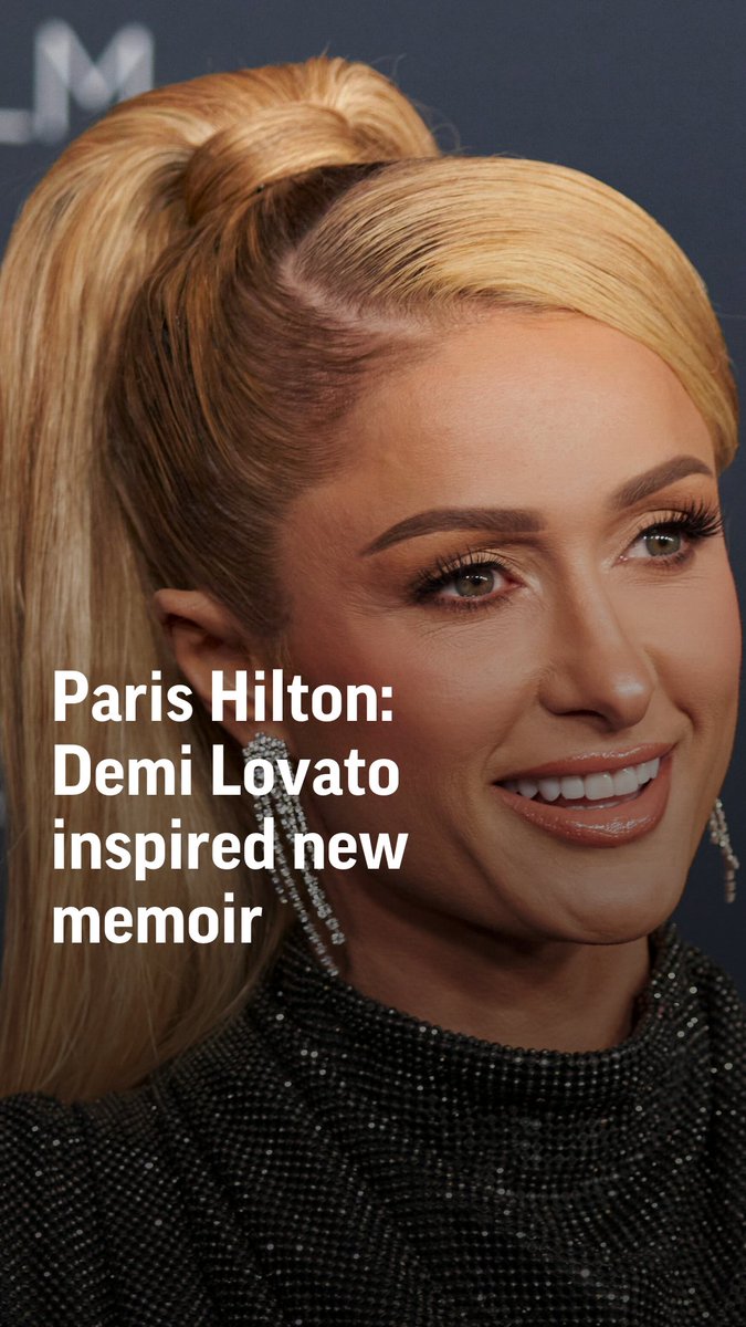 Paris Hilton says Demi Lovato inspired her new book "Paris: The Memoir.”