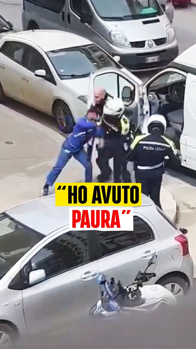 Corriere buttato a terra dai vigili dopo la multa: “Ho avuto paura per la patente, serve per lavorare”