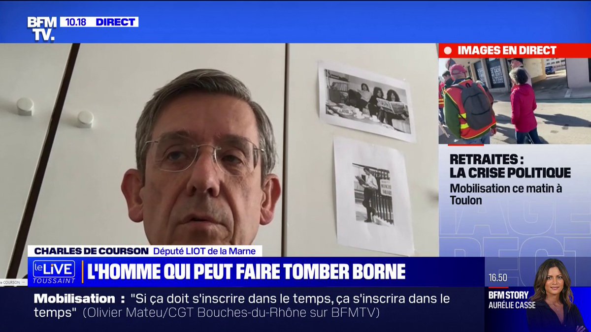 Charles de Courson (Charles de Courson): "Le recours au 49.3 signe l'échec de ce gouvernement"