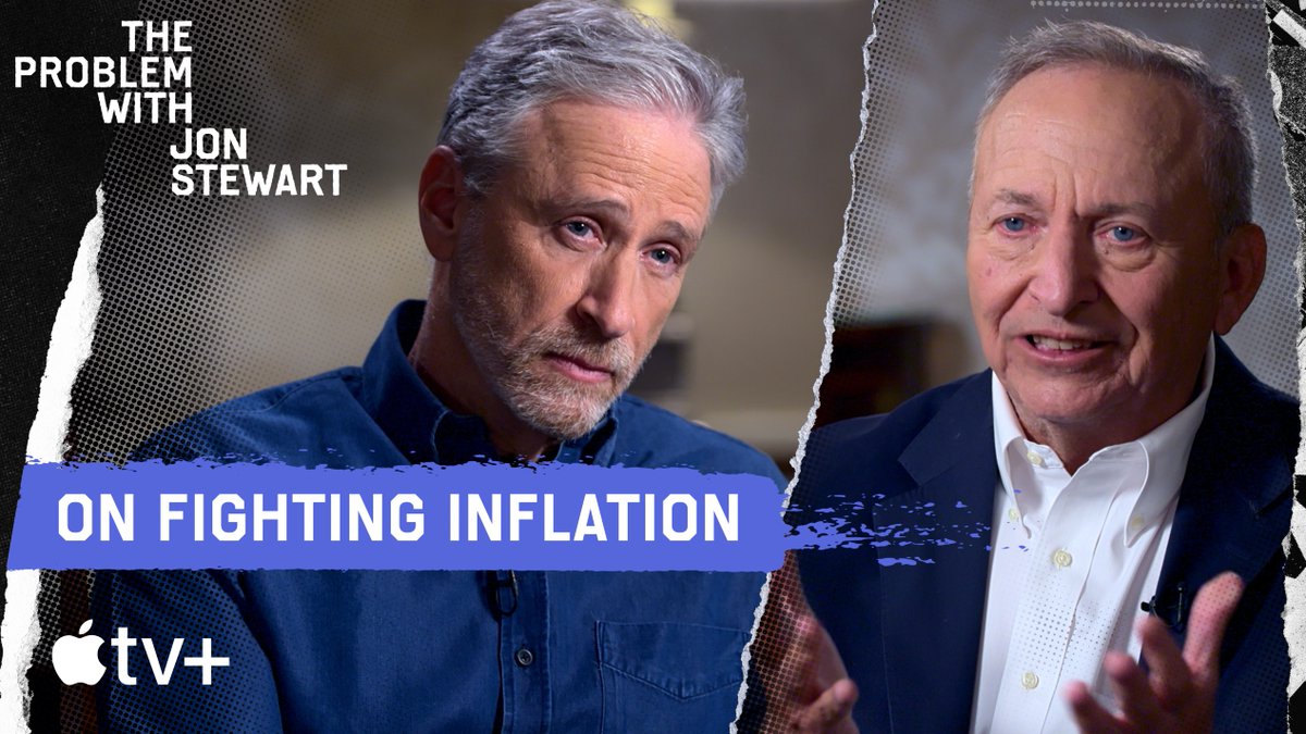 Danger! Workers are doing too well! Call the Fed to shut that down! A conversation with former Treasury Secretary Larry Summers. Watch the full interview in our latest episode, now streaming on @appletvplus.