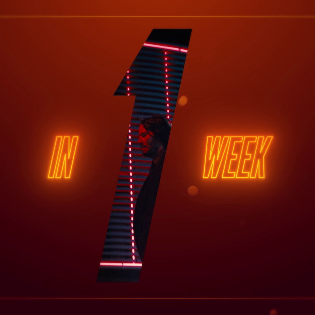 The ultimate fight for freedom is nearly here. #JohnWick4 is in theaters everywhere in 1 week.