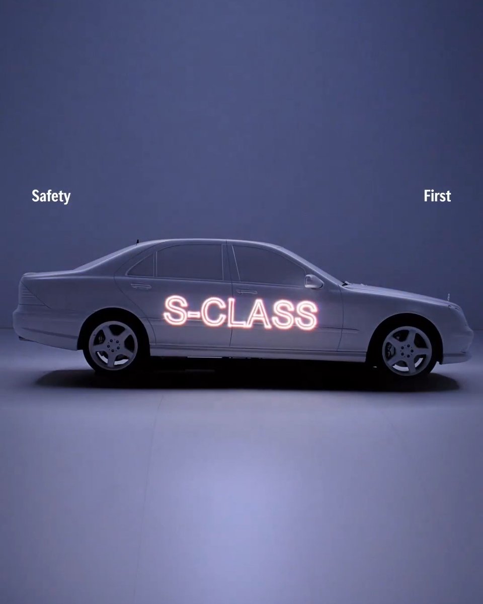 The “S” stands for smooth. DISTRONIC – an adaptive cruise control system – was introduced with the S-Class 220 series in 1998. #MercedesBenz #SClass