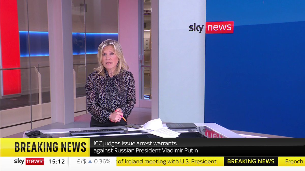 BREAKING: ICC judges issue arrest warrant against Putin over alleged war crimes 📺 Sky 501, Virgin 602, Freeview 233 and YouTube