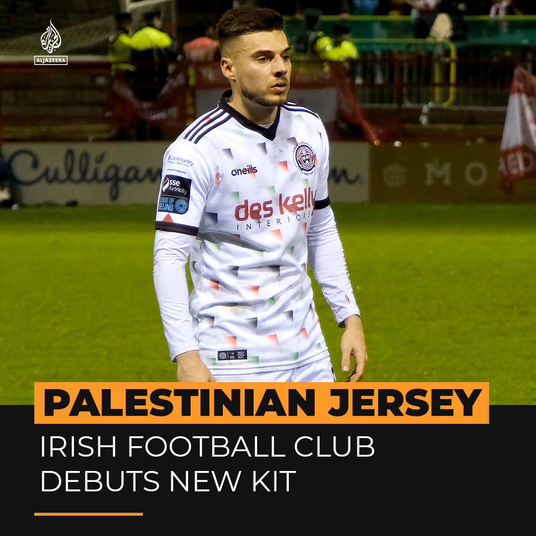 "This jersey is not only a beautiful jersey, but it sends a fantastic message." Ireland’s long relationship with the Palestinian people has led to the Bohemian Football Club’s new jersey ⤵️