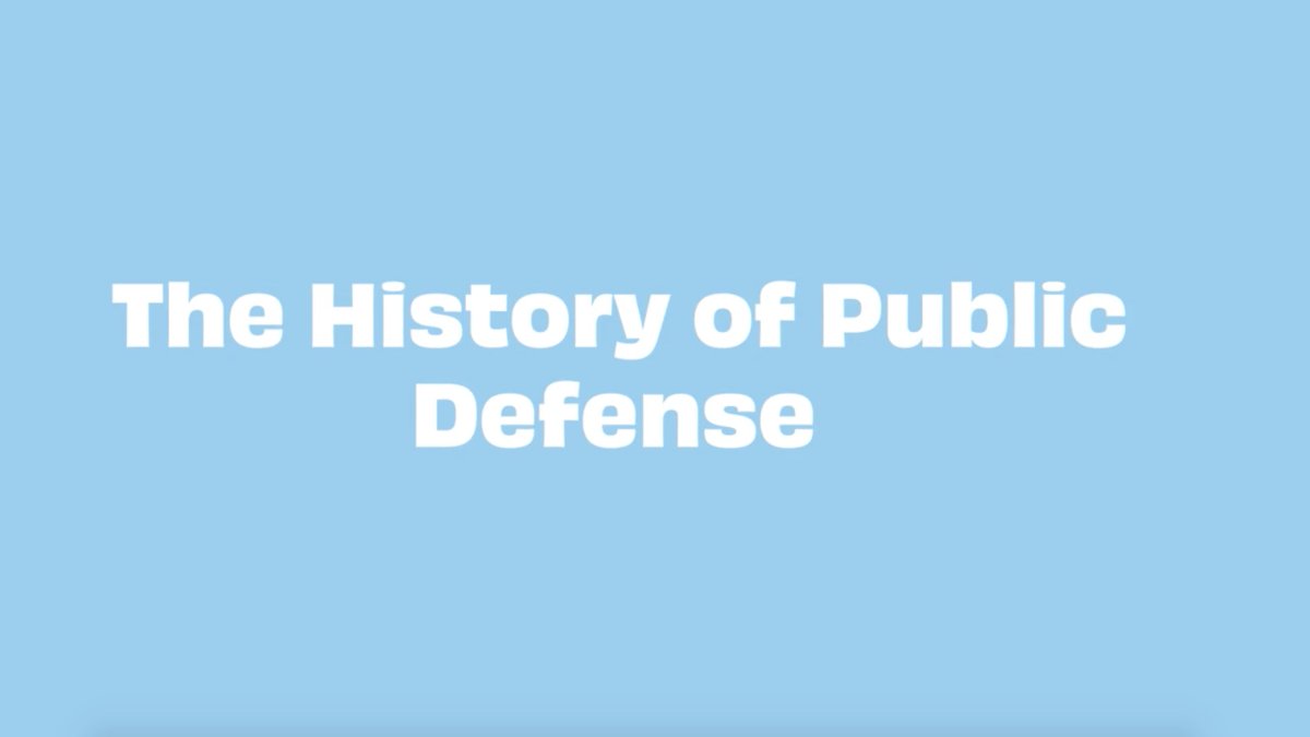 Most people think public defense was invented by 9 men on the Supreme Court 60 years ago. They’re wrong. Public defense was invented by women 130 years ago. Read the full story from Emily Galvin-Almanza: