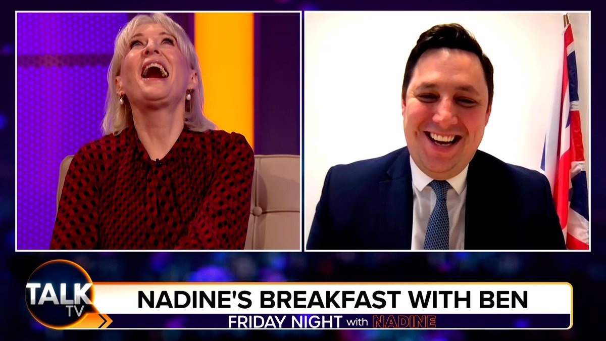 Find out what went wrong when Nadine asked about breakfast with Ben, the Tees Valley Mayor. Rt Hon Nadine Dorries | Ben Houchen