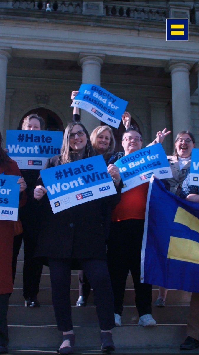 Elections have consequences. This victory amending Michigan's civil rights law to include sexual orientation and gender identity shows that when we mobilize and work together, we can move the needle on LGBTQ+ equality.