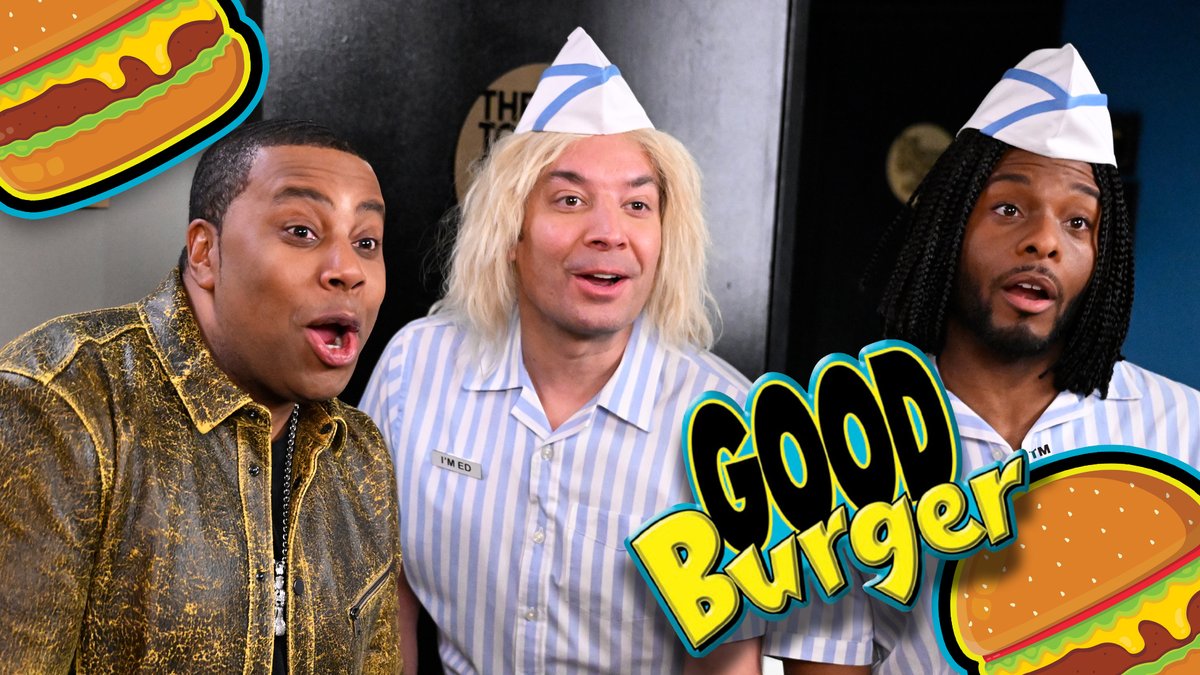 Welcome to Good Burger 2, Home of the Good Burger 2, Can I take your order 2? 🍔 Kenan Thompson Kel Mitchell #FallonTonight