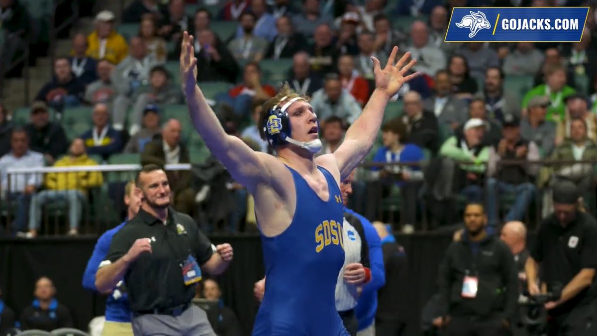 Soak it in, Tanner Sloan. One more to go. #GetJacked