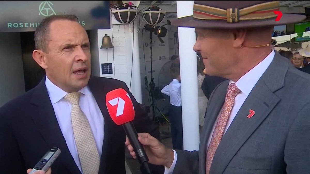 Pure emotion from Chris Waller after winning his first Golden Slipper ❤️