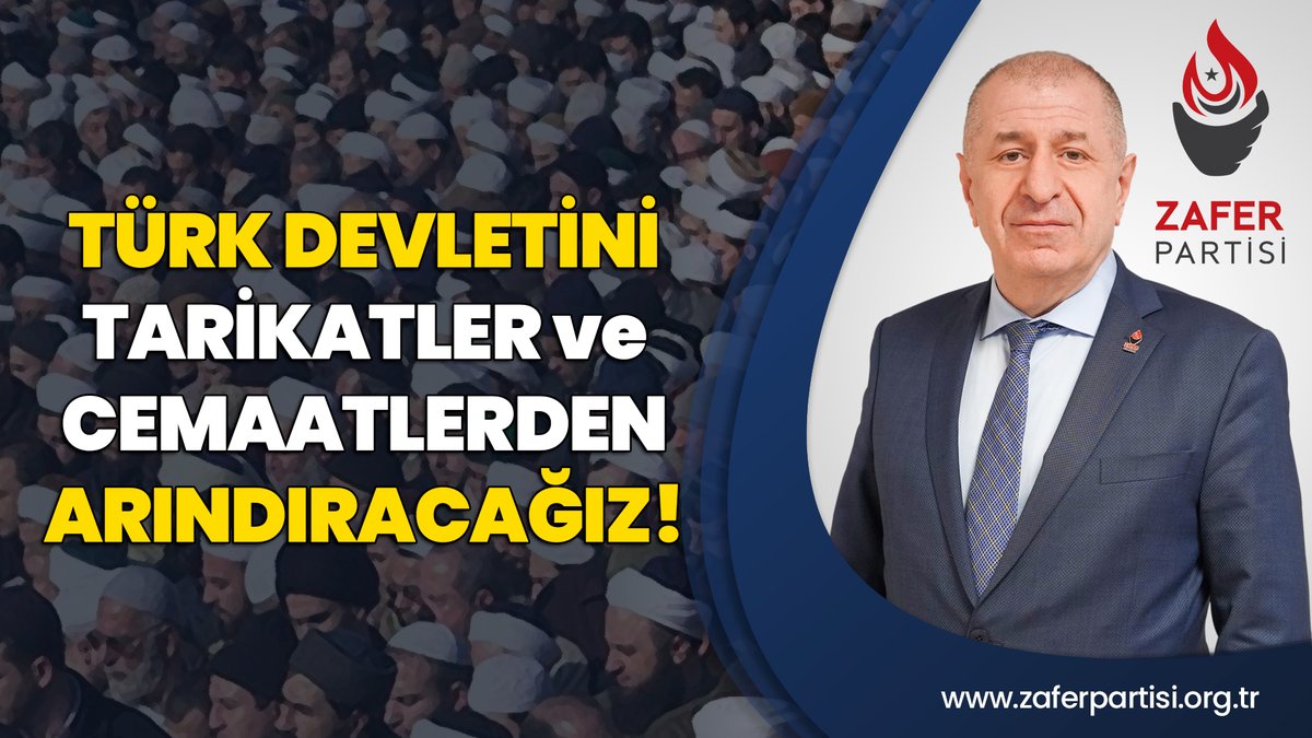 Değerli yurttaşlarım, Zafer Partisi Türkiye’nin deprem ile birlikte en önemli 2 meselesinden birisi olan "13 milyon sığınmacı ve kaçak sorununu nasıl çözeceğini" kamuoyuna etkili bir şekilde anlatmıştır. Bugünden itibaren Zafer Partisi programının diğer boyutlarını da sizlerle paylaşıyoruz. Türk devletini cemaat ve tarikatların elinden alarak, Türk Milleti'ne geri vereceğiz! #BirlikteZafere #Ataİttifakı #OAnGeliyor