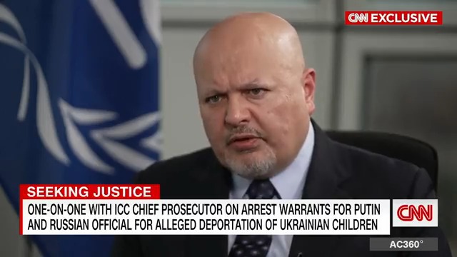 #ICC Prosecutor #KarimAAKhanKC spoke to Clarissa Ward CNN on the issuance of arrest warrants in the situation in #Ukraine.