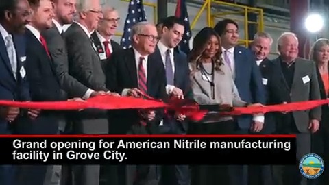 The pandemic showed us that the U.S. cannot be dependent on foreign suppliers for critical healthcare supplies like nitrile gloves. Here in Ohio, we're stepping up to help prevent another critical supply shortage in the future. More: