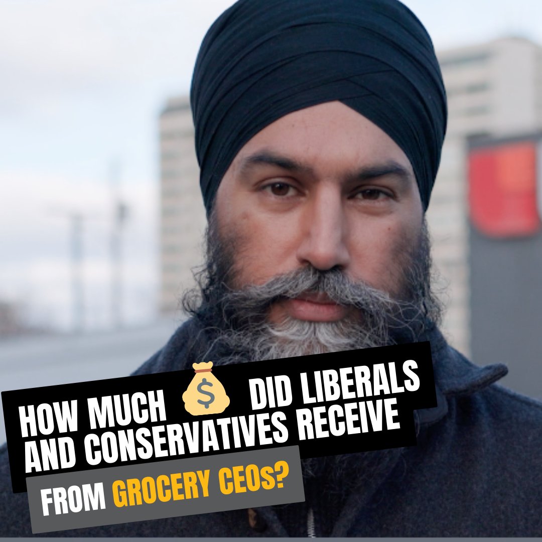 Justin Trudeau and Pierre Poilievre didn’t show up to question Grocery CEOs last week. Here's why - Grocery CEOs help finance their campaigns. That’s why they’ll never stand up to Galen Weston or fight to lower your grocery bill.