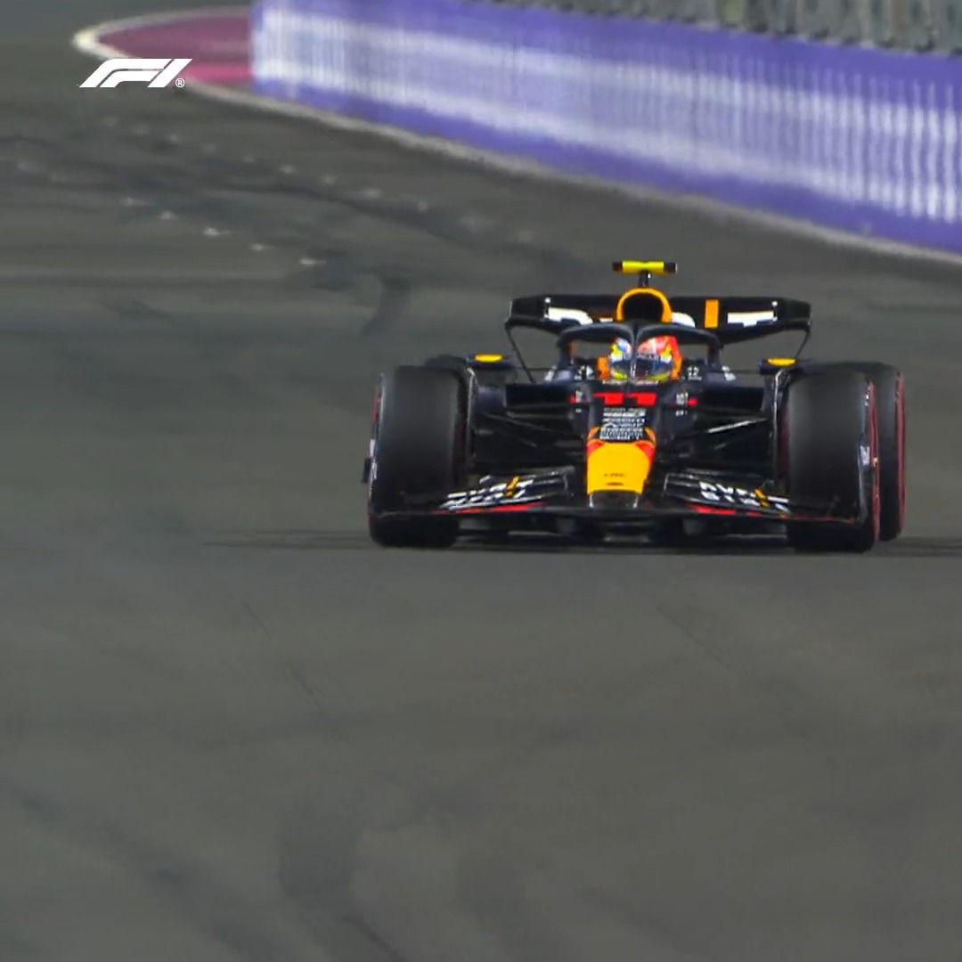 Sergio Perez is a polesitter again! And he does it again at the Jeddah Corniche Circuit ✌️ #SaudiArabianGP #F1
