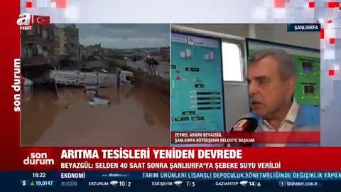 A Haber mikrofonlarına şehrimizde yaşanan sel felaketi sonrası zorunlu su kesintisi ve kentte oluşan son durumu değerlendirdim.