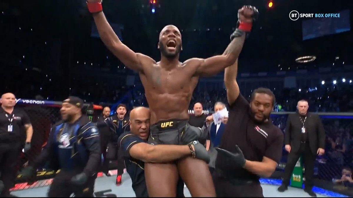 48-46 48-46 47-47 LEON WINS THE TRILOGY ON THE SCORECARDS! 🏆 #UFC286