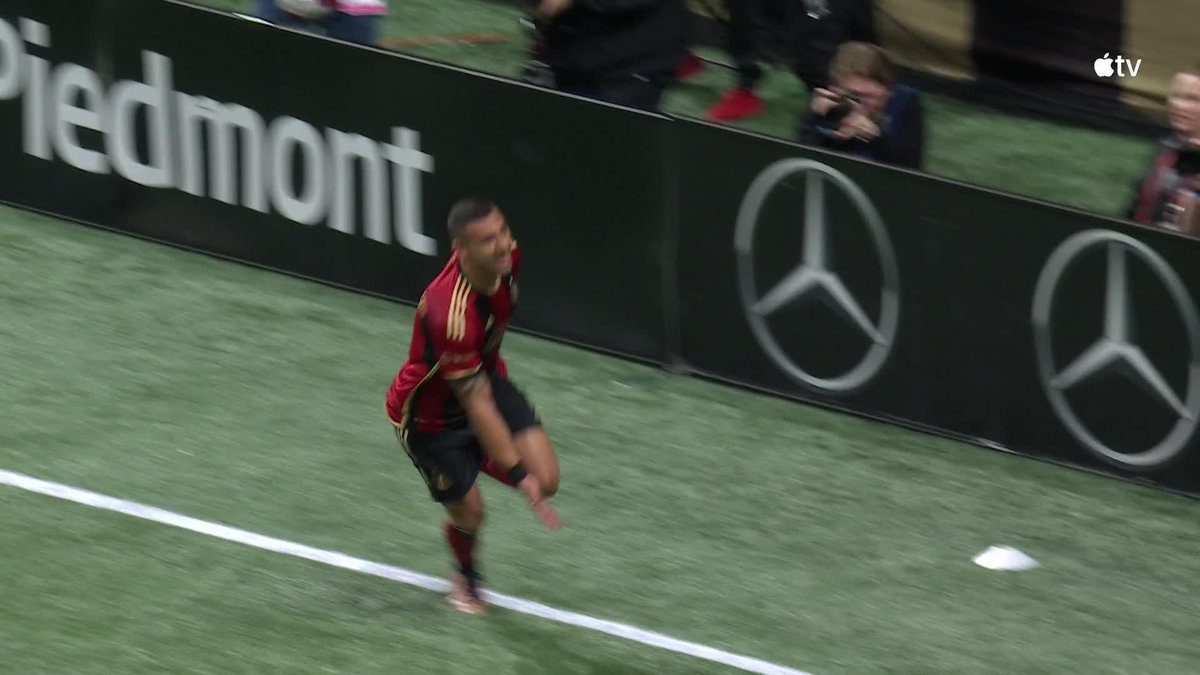 First start, first MLS goal. Giorgos Giakoumakis opens his Atlanta United FC account!