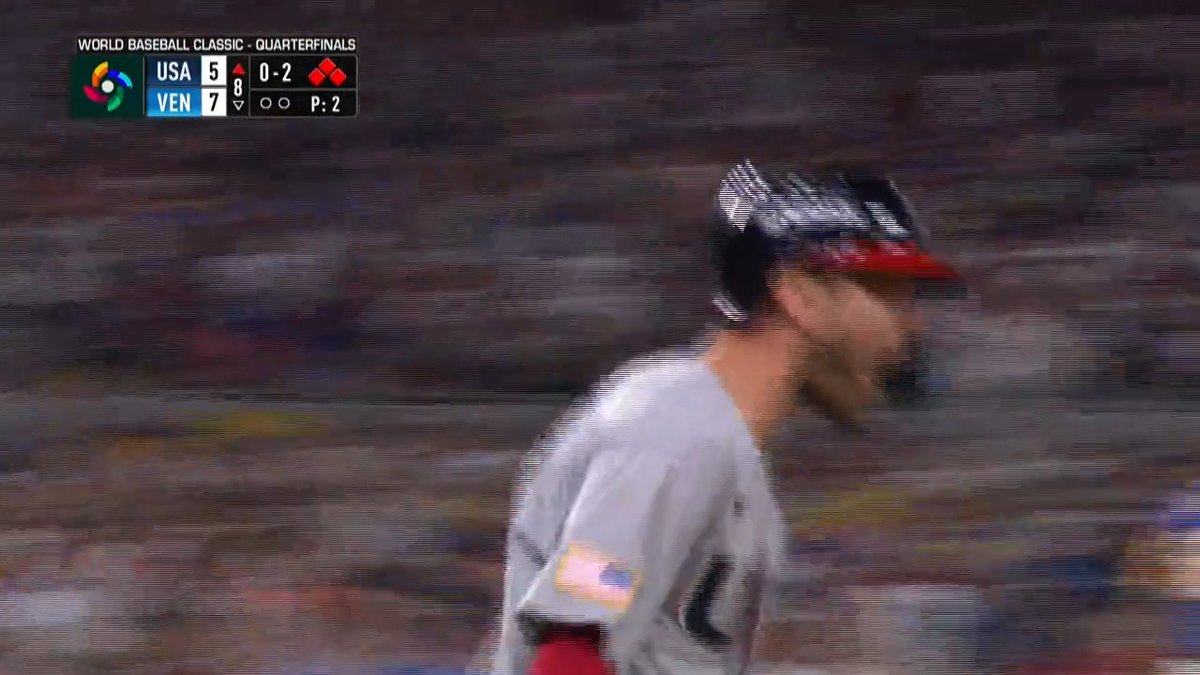 OH MY TREA TURNER 😱 GRAND SLAM TO GIVE USA THE LEAD 🇺🇸 (via MLB)