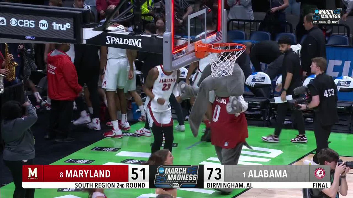 Nick Pringle and Big Al are dancing for joy after going to the Sweet 16.