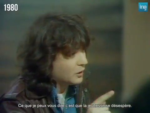 Le 19 mars 1980, la colère de Daniel Balavoine face à François Mitterrand. Un moment culte du journal télévisé ! 📺