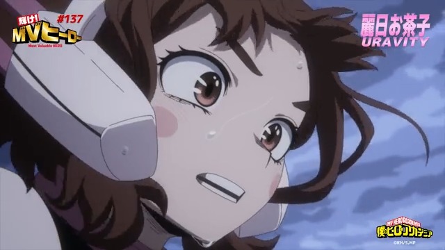 『僕のヒーローアカデミア』6期第24話(通算137話)「未成年の主張」のMVヒーロー #ヒロアカMVP に輝いた、麗日お茶子のシーン動画をアップ! 6期これまでのMVヒーロー/ヴィラン ▼ #ヒロアカ 6期各動画配信サービスで配信中! ▼ #heroaca_a