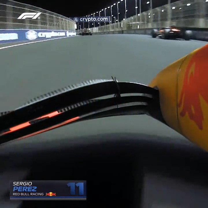 Checo certainly nose his way around this circuit 👃 #SaudiArabianGP #F1 Sergio Pérez