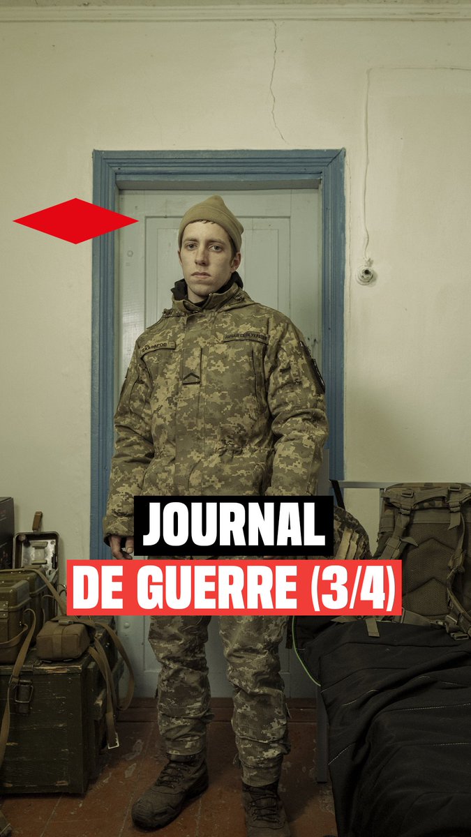 🇺🇦 Journal de guerre d'un soldat ukrainien (3/4) 🗣️ Timur, musicien de 27 ans, est engagé pour défendre l'Ukraine. Depuis un an, il raconte son quotidien, ses doutes et ses espoirs dans un journal traduit par Libération. Voir sur YouTube ➡️