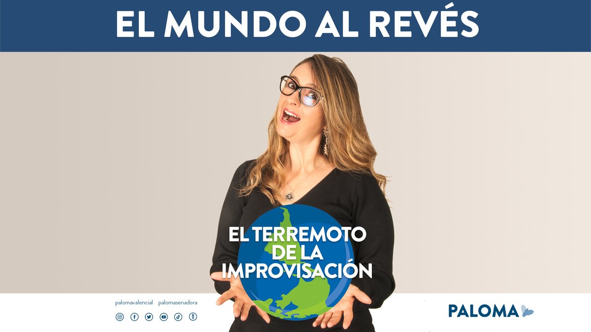El mundo al revés 🌏| Este es el Terremoto de la improvisación.