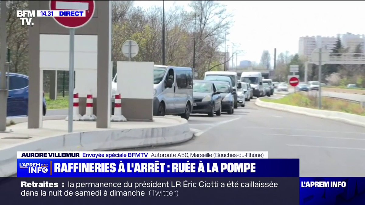 💬 "On n'en peut plus, c'est épuisant d'attendre" ⛽ À Marseille, Patrick attend depuis 1h40 pour faire son plein