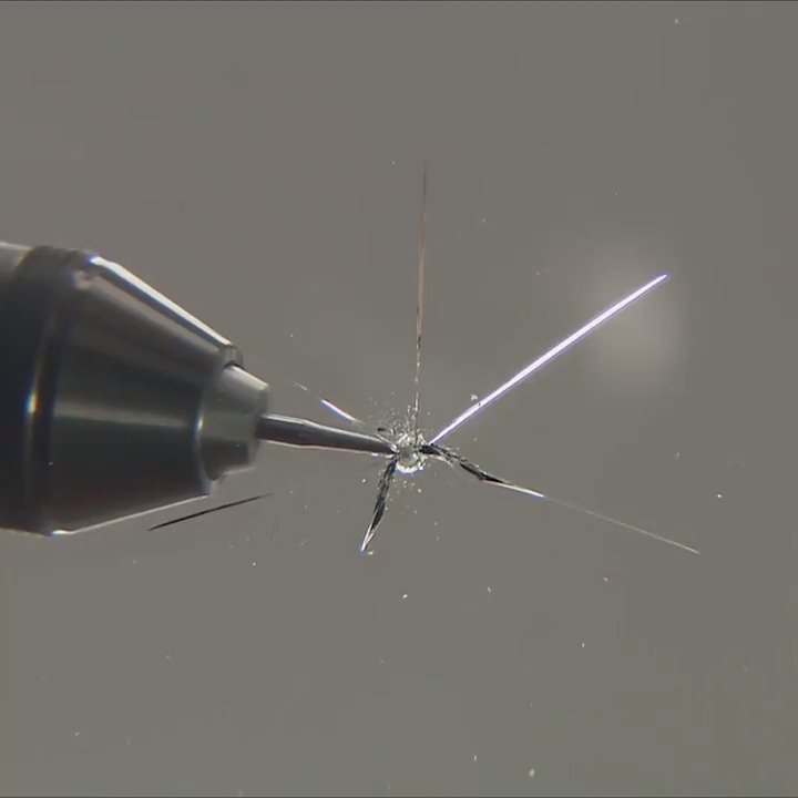 This is how windshields that are damaged or cracked are fixed. Video source Insider Tech