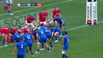 ๐ฅ๐ Il a attendu sa 50e sรฉlection pour marquer son ๐๐๐๐๐๐๐ ๐๐๐๐๐ avec le #XVdeFrance ! Bravo Uini ! ๐ #NeFaisonsXV #FRAGAL