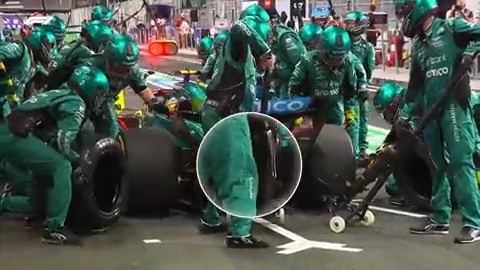 Taking a closer look at that all-important pit stop 🔎 #SaudiArabianGP #F1