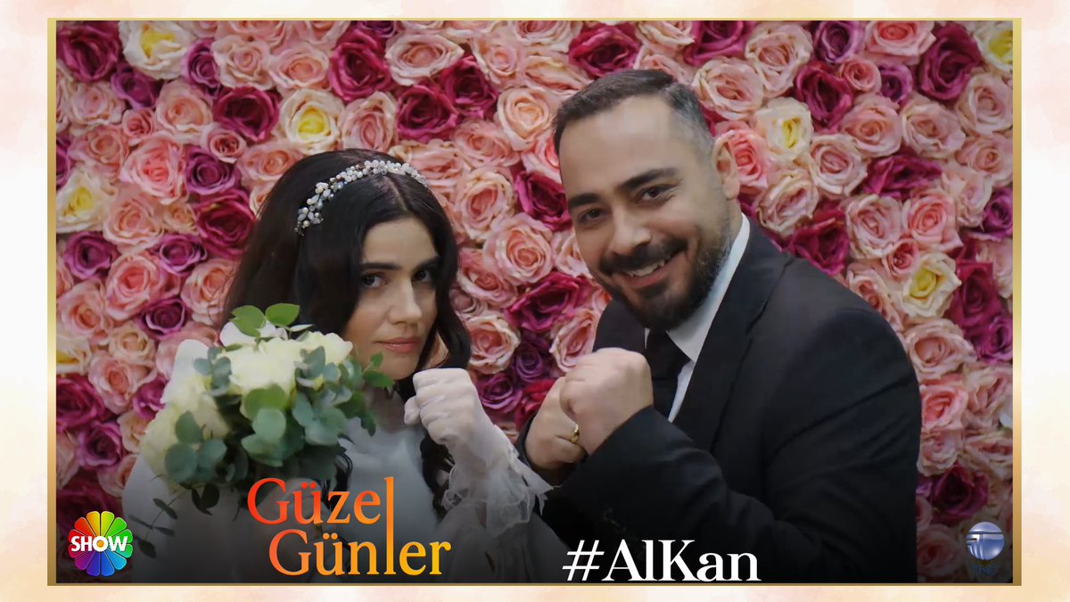 Biz evleniyoruz. 😍 #AlKan #GüzelGünler @showtv TMC Film