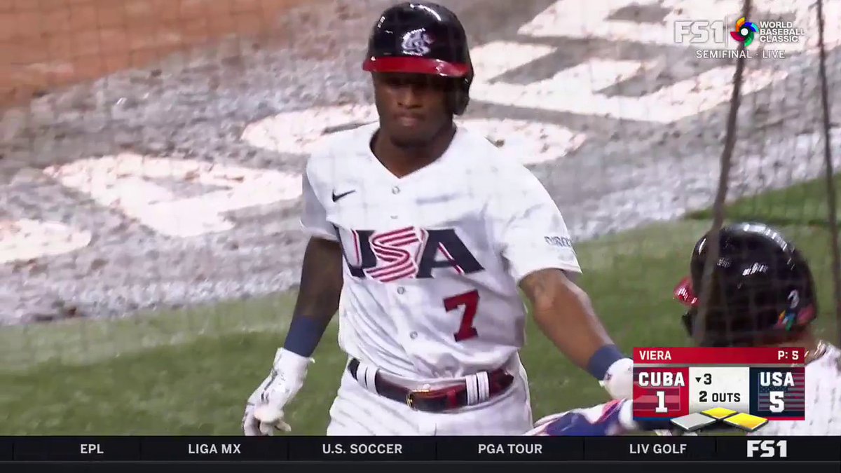 Team USA keeps it rolling! It's now 5-1! 🇺🇸 📺: WBC on FS1