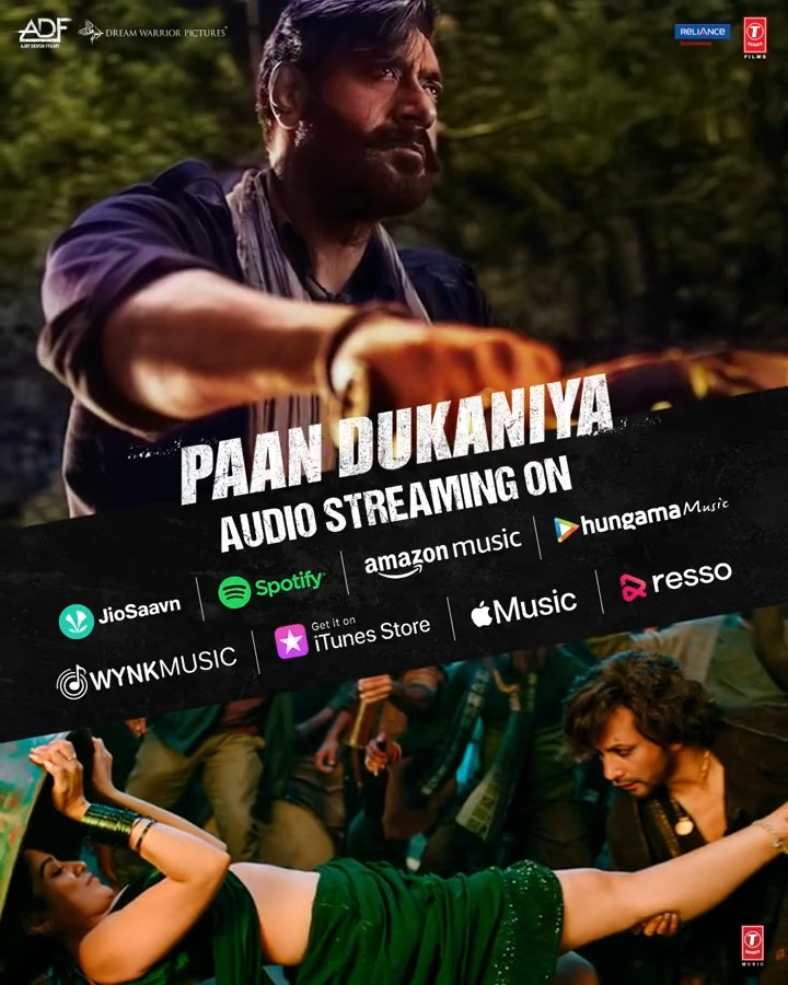 #PaanDukaniya Audio Out Now - #BholaaIn3D #BholaaOn30thMarch #Tabu #VineetKumar Sanjay Mishra Gajraj Rao #DeepakDobriyal RAAI LAXMI Ravi Basrur Irshad Kamil kanika kapoor
