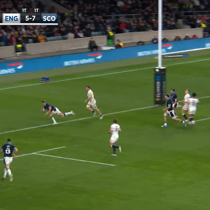 🏴󠁧󠁢󠁳󠁣󠁴󠁿 Duhan van der Merwe v ENG Vote 🗳 Scottish Rugby | #GuinnessSixNations