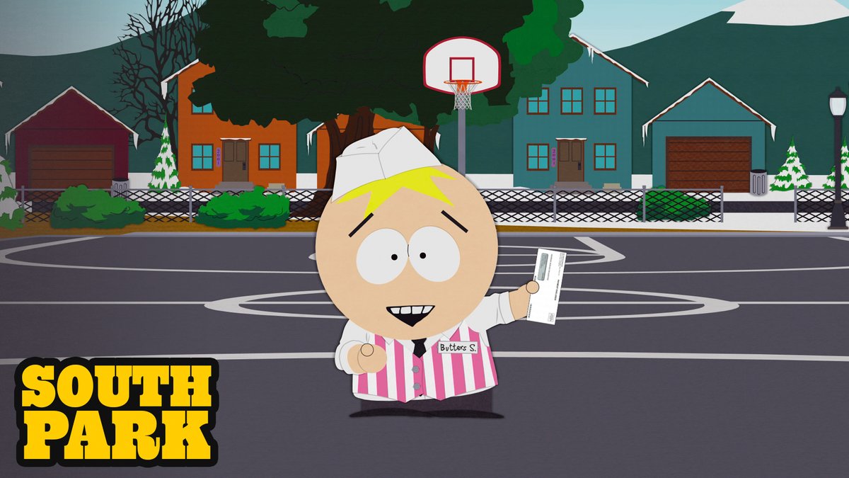 Butters gets a job in an all-new episode of South Park titled, “DiKimble’s Hot Dogs”, premiering Wednesday, March 22 at 10:00p ET/PT on Comedy Central!