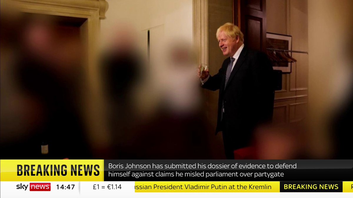BREAKING: Former PM Boris Johnson has submitted evidence to the privileges committee to defend against claims he misled parliament over partygate. 📺 Sky 501, Virgin 602, Freeview 233 and YouTube